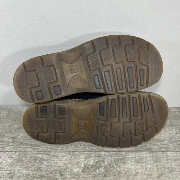 Dr Doc Martens Orson 11198 DMs Black Leather Mens Slip Up Shoes Loafers Size 12 - Picture 7 of 9